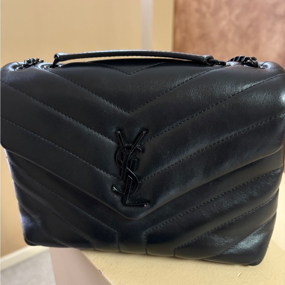 Saint Laurent Black Leather Bag - Picture 1 of 4